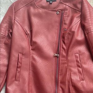 Faux Leather motorcycle jacket